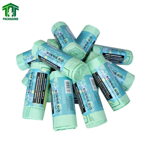 Bolsas de plástico de base biológica bolsas de basura PBAT biodegradables protegen el medio ambiente impresión de bolsas - Product Image 2