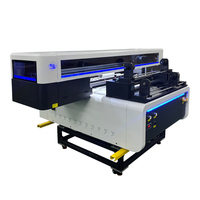 Terbaik Format besar Flatbed UV Ink Printer 6090 KT papan kaca akrilik logam PVC kondisi baru 1 tahun garansi harga pabrik