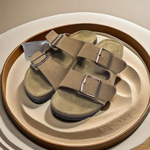 Mules de Corcho Marrón Oscuro, Ligeras, Desechables, Antideslizantes, para Verano, Interior y Exterior, con Aislamiento Térmico, para Otoño y Playa - Product Image 1