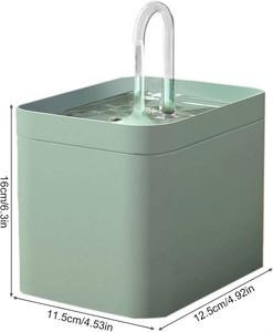 Fontaine à eau pour chat avec filtre automatique, USB, électrique, silencieuse, bol à eau pour chat, 1,5 L, filtre à recirculation, distributeur d'eau pour animaux de compagnie - Product Image 2