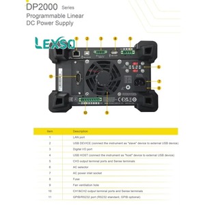 Fuente de Alimentación Regulable Lineal Programable Rigol DP2031, 222W/32V/3A, Canales para Equipos de Prueba Lexso - Product Image 3