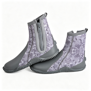 Botas de <span class=keywords><strong>Buceo</strong></span> de Neopreno de Camuflaje de 5 mm, Suela Vulcanizada, Botas de Neopreno con Punta Redonda Antideslizante para Pesca Submarina, Snorkel y <span class=keywords><strong>Buceo</strong></span> - Product Image 4