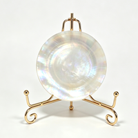 Présentoir pliable en métal pour assiettes, chevalet de présentation à motif défilant, support pour cadres photo, décoration de table pour la maison, présentoir pour objets de collection