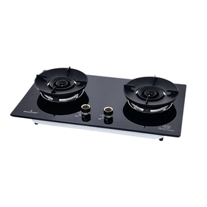 2 Burner Tempered Glass Kitchen Gas Hob Portable <strong>Built</strong>-<strong>in</strong> Glass Top Household <strong>Cookware</strong> - Product Image 4
