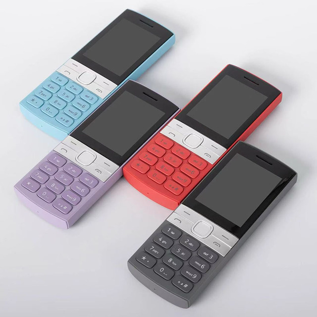 100% Brand New Dual SIM Feature Phone 2023 150 130 105 106 2G Factory Wholesale Original Dual SIM Standby Large Battery Mobile