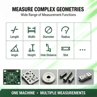 Máquina de medición de video óptico de alcance inteligente de medición CNC 2d