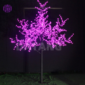Waterproof LED Cherry Blossom <b>Tree</b> <b>Light</b> Iron Trunk Landscape Decoration for Park Garden Street Festival Display for Sale - Product Image 6