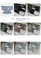 Película de Tinte para Ventanas de Auto Removible de Doble Capa Nano Cerámica PET 5%-70% de Visibilidad, Fácil Instalación, Antideslumbrante y Antiarañazos