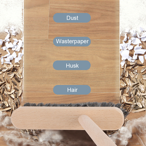 Masthome - Juego de 2 escobas de <span class=keywords><strong>madera</strong></span> ecológicas con mango de <span class=keywords><strong>madera</strong></span> para limpieza del hogar, para interiores y vestíbulos, con recogedor de polvo - Product Image 5