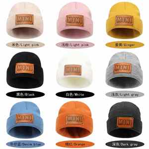 Gorros de Invierno Personalizados al por Mayor con Logotipo, Unisex, de Alta Calidad, Lisos, Teñidos, de Color Sólido, para Bebés y Niños, de Acrílico, Tejidos, con Borde Plegado - Product Image 4