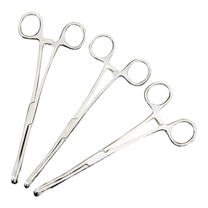 Pinzas de Acero Inoxidable para Esponjas, Instrumentos Quirúrgicos, Cambio de Apósitos Quirúrgicos, Uso Clínico, Desbridamiento <span class=keywords><strong>y</strong></span> Cuidado de Heridas - Product Image 3