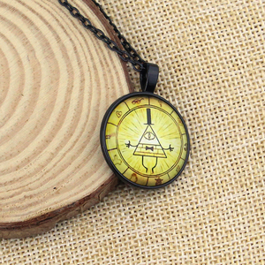 Collar de Bill <span class=keywords><strong>Cipher</strong></span> de Gravity Falls, Figura Coleccionable, Joyería, Accesorios, Decoración, Juguetes, Regalos de Cumpleaños para Niños - Product Image 2