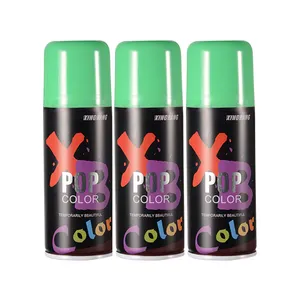 120ml Oem Fast Dry Instant Dye Green Color Hair Spray