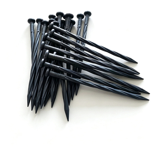 Piquets de sol en plastique noir résistants aux UV, spirales, durables, en PP, pour utilisation en extérieur dans le jardin - Product Image 6