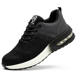 Chaussures <span class=keywords><strong>de</strong></span> travail à embout d'acier pour femmes, anti-écrasement, anti-perforation, bleues, respirantes, légères, avec coussin d'air, chaussures <span class=keywords><strong>de</strong></span> sécurité ESD - Product Image 3