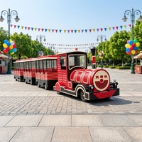 Personnalisation du logo gratuite : Train touristique sans rails accrocheur au regard, prix compétitif