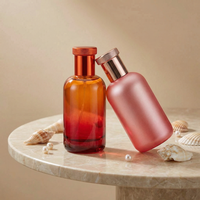 Botol Parfum Kaca Kosong Mewah Isi Ulang Silinder 100 ml Cetak Kustom dari Anding Supplier