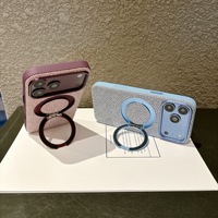 Étui pliable avec anneau magnétique pour iPhone 18 Pro Max, coque de téléphone en tissu tissé tendance pour iPhone 18 17 Pro Max