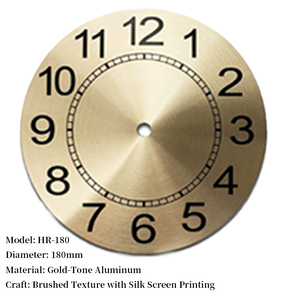 Technologie de traitement du <span class=keywords><strong>cadran</strong></span> d'<span class=keywords><strong>horloge</strong></span>, sérigraphie, impression couleur, caractères concaves et convexes, meulage, finition haute brillance - Product Image 2