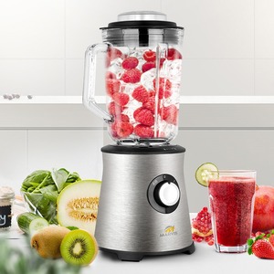 Blender Marvis 1,3-1,5 L avec pot en verre, en acier inoxydable, pour smoothies, jus, mixeur électrique multifonctionnel pour fruits et légumes - Product Image 1