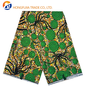 <span class=keywords><strong>Pagne</strong></span> africain en organza tissé batik 100% coton uni anti-boulochage de poids moyen avec grand motif doré - Product Image 6