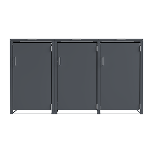 <span class=keywords><strong>Poubelle</strong></span> à roulettes durable avec couvercle, <span class=keywords><strong>poubelle</strong></span> de jardin, rangement, bac de recyclage <span class=keywords><strong>extérieur</strong></span>, <span class=keywords><strong>abri</strong></span> <span class=keywords><strong>pour</strong></span> <span class=keywords><strong>poubelle</strong></span> en acier <span class=keywords><strong>extérieur</strong></span> - Product Image 5