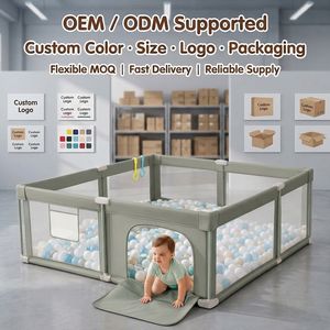 Box per Bambini Portatile - Recinto Pieghevole di Sicurezza per Gattonare in Casa - Product Image 2