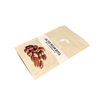 Sac d'emballage personnalisé en feuille d'aluminium pour collation, thé, chocolat, pochette debout pour bonbons, sacs d'emballage de café en forme libre à effet mat