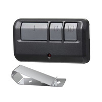 315/390MHz Liftmaster 893LM Télécommande de porte de garage compatible avec clip de visière pour bouton d'apprentissage rouge, orange, violet