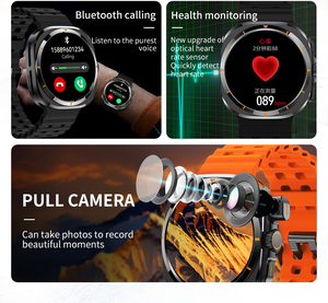 Smartwatch Economico BW8 con SIM 2G, Chiamate Bluetooth, Monitoraggio Frequenza Cardiaca, Funzioni Salute, Multisport, Impermeabile - Product Image 3