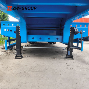 18m 3 essieux 3.2m largeur pont bas chargeur surbaissé lit Transport semi-remorque de camion pour l'Arabie Saoudite - Product Image 6