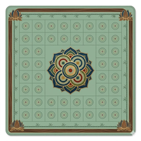 Tapis de table de mahjong de luxe pliable avec dos en caoutchouc, surface silencieuse, vert osmanthus, design élégant pour la décoration intérieure