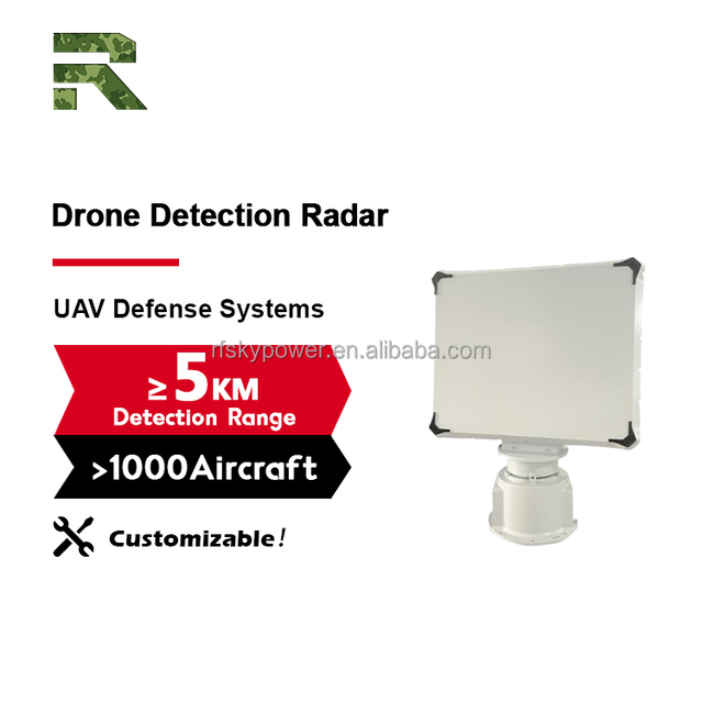 5.0km S Wave Band Drone Detector System DBF Technology Phase-controlled Array System Drone Detection radar