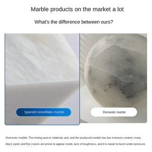 Applique murale française <span class=keywords><strong>Pierre</strong></span> Chareau en marbre naturel LED fond chambre miroir de chevet élégant Design d'entrée avant - Product Image 4