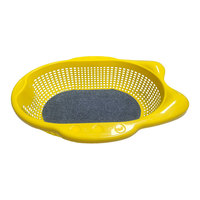 Panier pour chat en forme de panier à légumes, fournitures pour animaux de compagnie, couleur unie, tapis respirant épaissi, confortable, forme ovale, toutes saisons