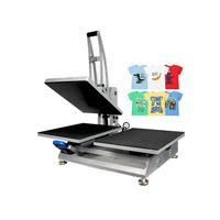 Machine de presse à chaud pour t-shirt en mode d'ouverture automatique à double station Offre Spéciale 40x50cm