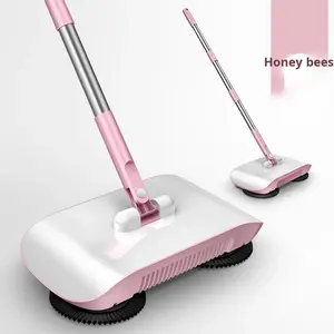 Robot aspirateur à main <span class=keywords><strong>pliable</strong></span> léger haut <span class=keywords><strong>balai</strong></span> stockage pelle à poussière ensemble durable ménage nettoyage vadrouille - Product Image 5
