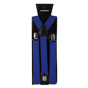 Bretelles Unisexes Tendance Noires Unies avec Détails Marine, Rouge, Bordeaux Élégantes pour Hommes et Femmes - Product Image 3