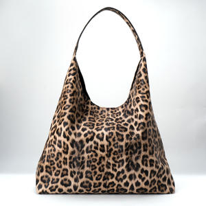 Trendy Leopard Print Tote Bag para Mulheres Grande Designer Handbag Purse Waterproof PU Leather Shoulder Hobo Bag para Viagens Trabalho - Product Image 1