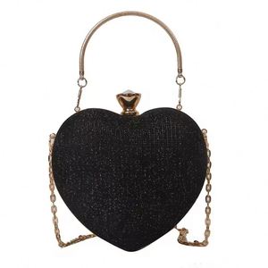Sac bandoulière élégant pour soirée et bal de promo style bohème petit sac à main scintillant brodé de fleurs pochette à poignée - Product Image 5