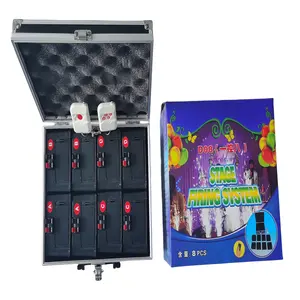 8 Aanwijzingen Draadloze Afstandsbediening Vuurpodium Fontein Vuurwerk Vuurwerk Vuurwerk Vuurwerk Vuurwerksysteem Vuurwerk Koude Pyro Machine Voor Bruiloft