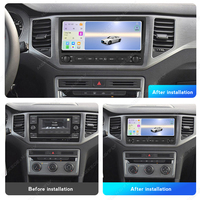 MEKEDE 10.26 inci 4core 8core Multimedia Mobil Car-play Auto untuk VW MQB POLO VI Jetta MK7 T6 Bora Mendukung DVR Kamera Belakang