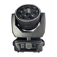 7er-Set 40W Bee-Eye LED RGBW + Laser + LED-Ring 3-in-1 DMX512 Aluminiumlegierung Dimmbarer Moving Head Bühnenstrahler für Hochzeiten und Studios