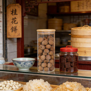 आधुनिक डिजाइन पर्यावरण के अनुकूल उच्च बोरोसिलिकेट ग्लास फूड ग्रेड भंडारण जार रसोई के लिए बड़ी क्षमता अनाज चाय - Product Image 3
