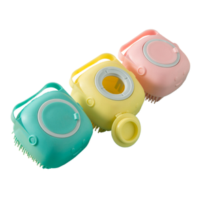 Cepillo de Baño Exfoliante de Silicona Suave, Cepillo de Limpieza para Bebés con Dispensador de Jabón - Product Image 2