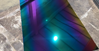 Plaque décorative en acier inoxydable 304 effet miroir 8K couleur arc-en-ciel PVD de luxe pour la conception architecturale et les ascenseurs