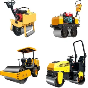 Water-cooled type 1 Ton Road Roller Hand push/seat drive 3 Ton Road Roller Diesel Engine Road Roller