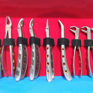 Forceps dentaires en acier inoxydable de haute qualité, pinces d'extraction dentaire, kit d'instruments dentaires manuels, ensemble de forceps d'extraction dentaire - Product Image 1