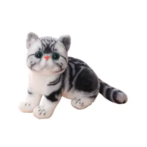 봉제 장난감의 좋은 가격 부드러운 박제 동물 고양이 봉제 인형 장난감