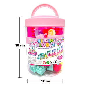 Jinying, Juguetes STEM Creativos, 90 Piezas, Juego de Bloques de Construcción con Tubo de Almacenamiento, Juguetes DIY, Juego Educativo para Niños - Product Image 5